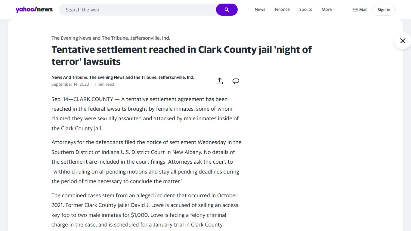 Tentative settlement reached in Clark County jail 'night of terror ...